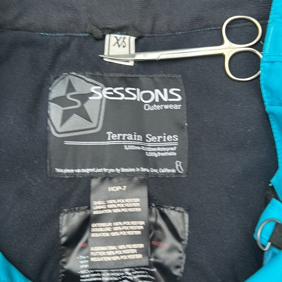 Sessions recco Terrain Series snowboard pants adjustable oversized woman’s sz XS - Picture 16 of 17